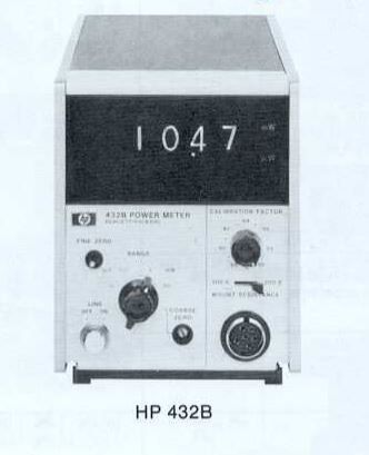 432B Agilent Keysight HP RF Power Meter
