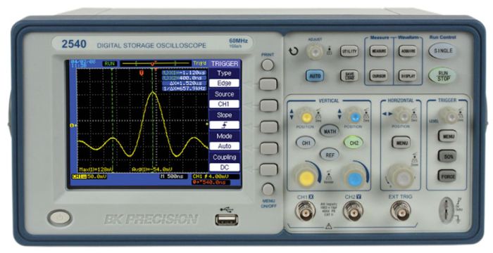 2540 BK Precision Digital Oscilloscope