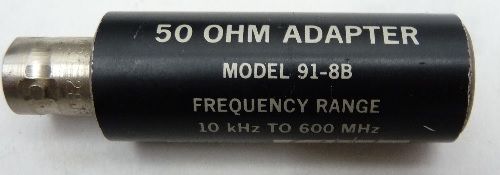 91-8B Boonton 50 Ohm BNC Adapter