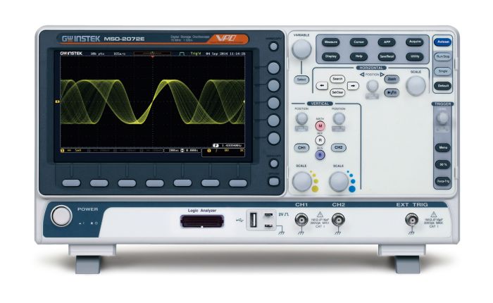 MSO-2072E Instek Mixed Signal Oscilloscope
