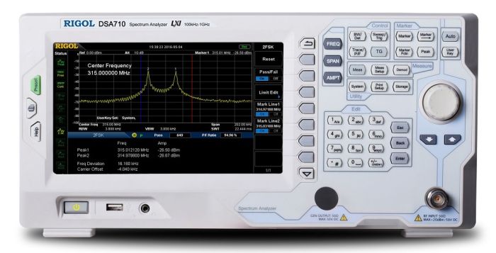 DSA710 Rigol Spectrum Analyzer