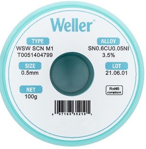T0051404799 Weller Wire Solder
