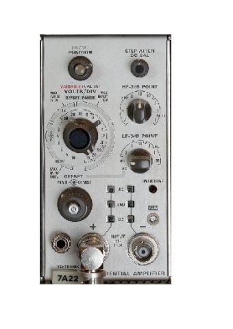 7A22 Tektronix Analog Oscilloscope