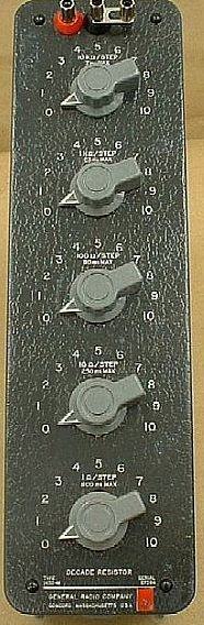 GR General Radio Decade Resistor Resistance Box Type 1432-P 