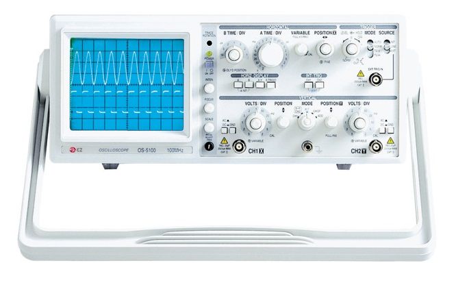LG Digital Os-5100 Oscilloscope DC to 100mhz Bandwidth 2 Channels Dual Trace for sale online 